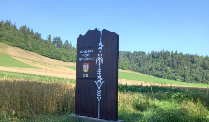 Aktuality / Vitajte v obci Matiašovce - turistický informačný systém - foto