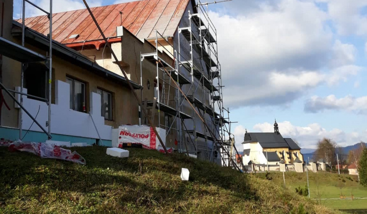 Rekonštrukcia -  zateplenie a stavebné úpravy kultúrneho domu 
