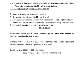 4. futbalový turnaj Matiašoviec Slovenska - 17.08.2019