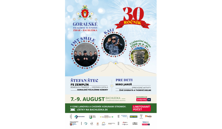 Fotka pre článok Goralské folklórne slávnosti 2026 - 07.08 - 09.08.2026