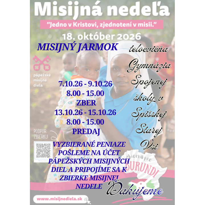Menšia fotka pre článok Misijný jarmok 2026