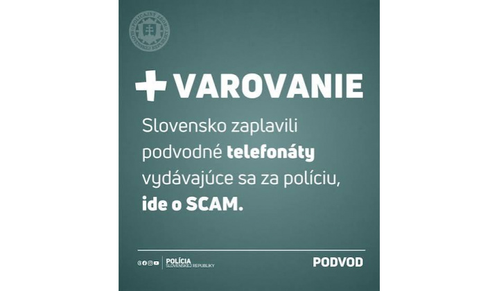 Fotka pre článok Pozor na podvodníkov vydávajúcich sa za policajtov